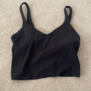 Black LuluLemon align tank in a size 6.